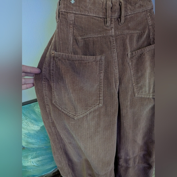 We The Free Good Luck Mid Rise Barrel Cords Sz 27 EUC Free People Anthropologie - Picture 14 of 16